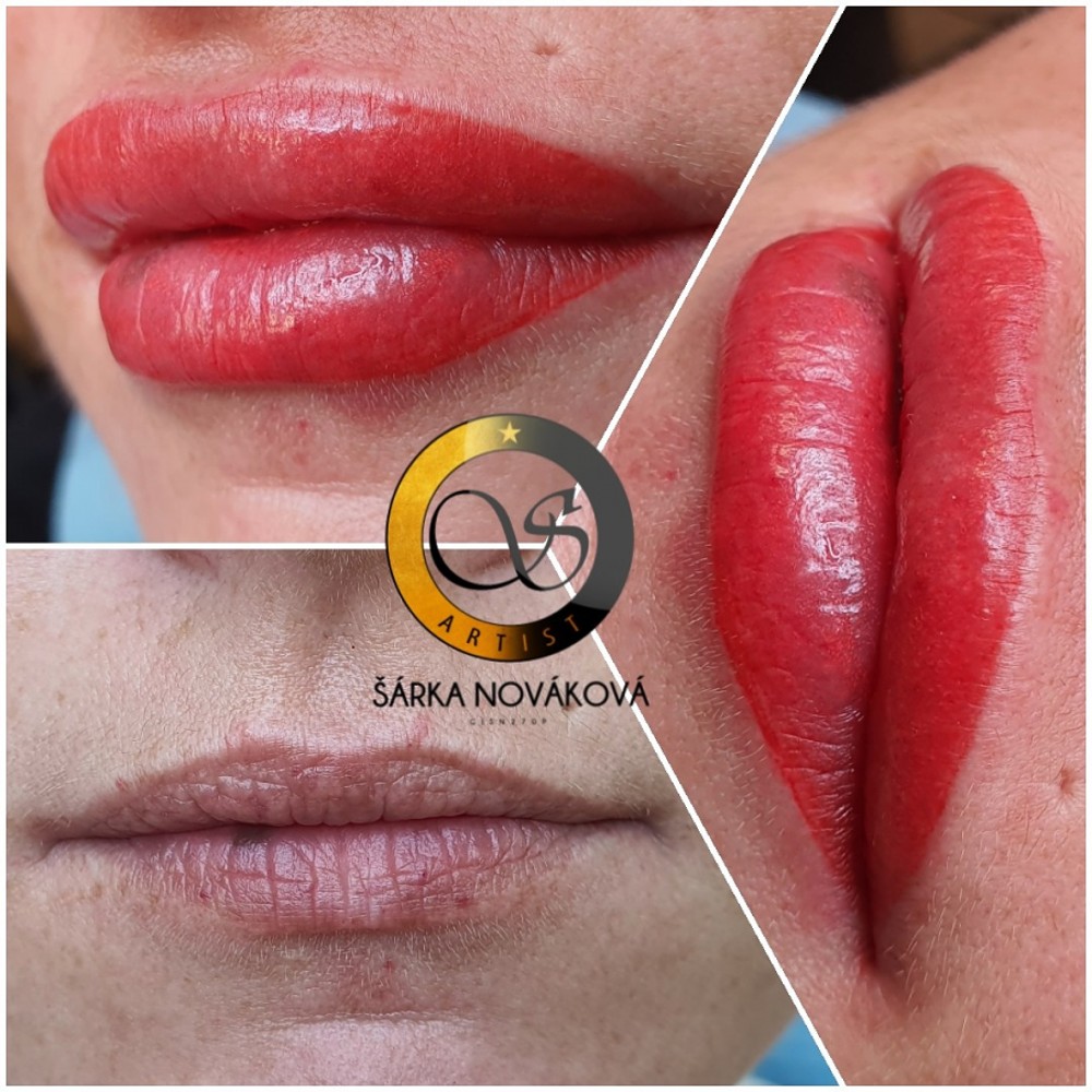 Rty - permanentní make up